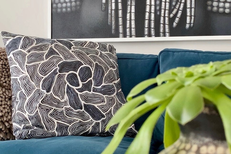 Aboriginal design cushion covers