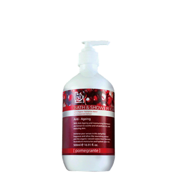 Bonnie House Bath & Shower Gel with Pomegranate Extract Anti-Ageing 500ml Image