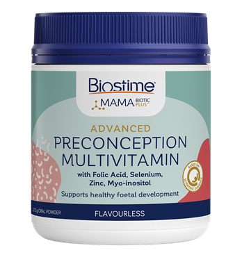 BIOSTIME® MAMABIOTIC PLUS Advanced Preconception Multivitamin Image