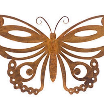 Overwrought Metal Garden Art Butterfly Range  Image