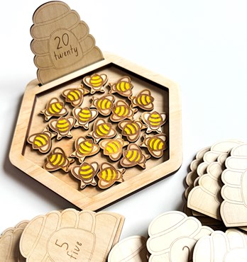 Bee Counting Game Image
