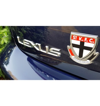 Fan Emblems St. Kilda Saints 3D Chrome AFL Supporter Badge Image