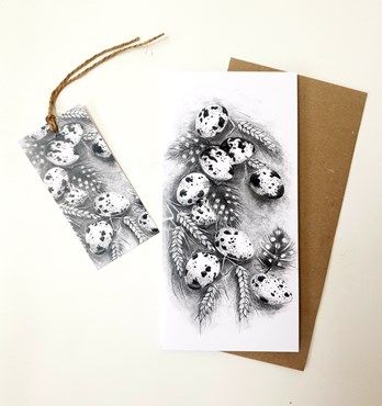 Stationery - cards, tags, book marks, note pads, note books, wrapping paper and place mats Image