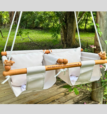 Twin Swings for babies & toddlers Image