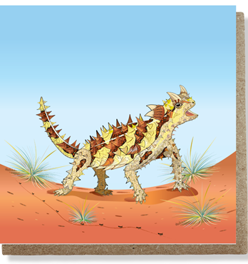 Thorny Devil Greeting Card Image
