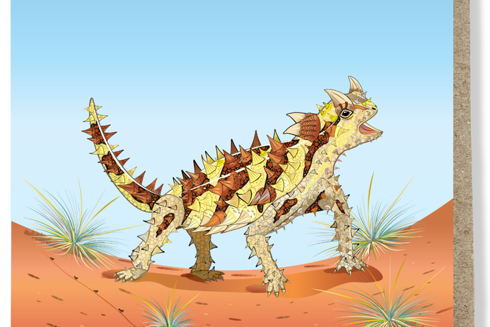 Thorny Devil Greeting Card