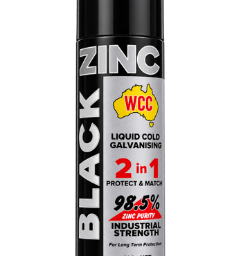 Black Zinc Aerosol Image