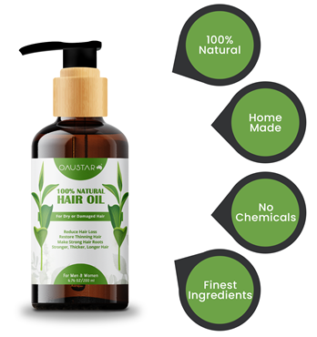 OAUSTAR Hair Oil Natural Organic Herb Hair Care Treatment Image
