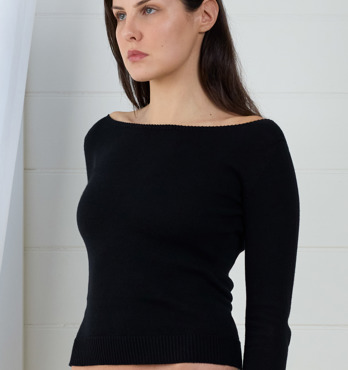 Fitted Boat Neck Image