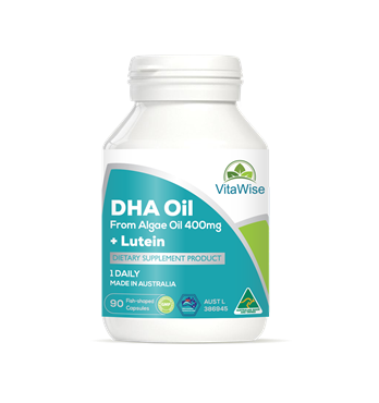 VitaWise Brain and Eye Support with Hi-Strength DHA + Lutein Image