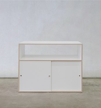 Open Shelf Counter Cabinet Image