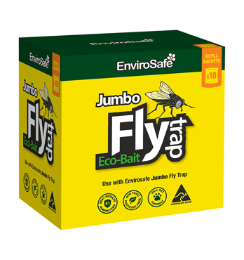 EnviroSafe Fly Trap Jumbo Bait 18 Pack Image