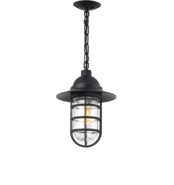 The Atomic Flared Caged Chain Hung Pendant Image