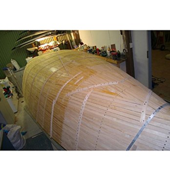 Paulownia Timber Strip Planking Image