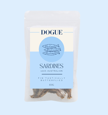 DOGUE Butterflied Sardines Dog Treat Image