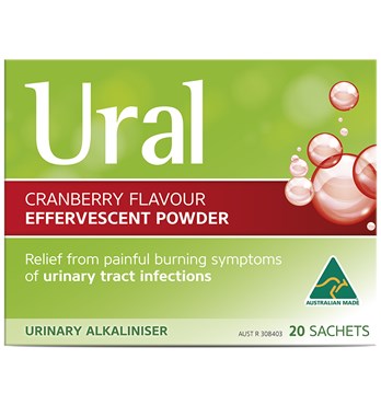 Ural Effervescent Powder Sachets Cranberry 20’s Image