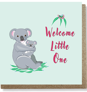 Welcome Little One Greeting Card Image