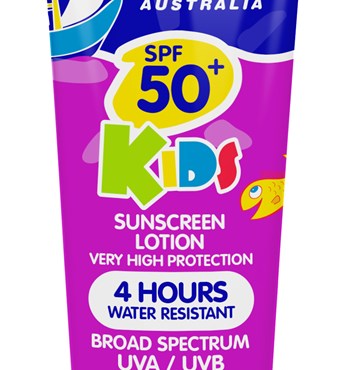 Marine Blue SPF 50+ Kids Sunscreen Lotion Image
