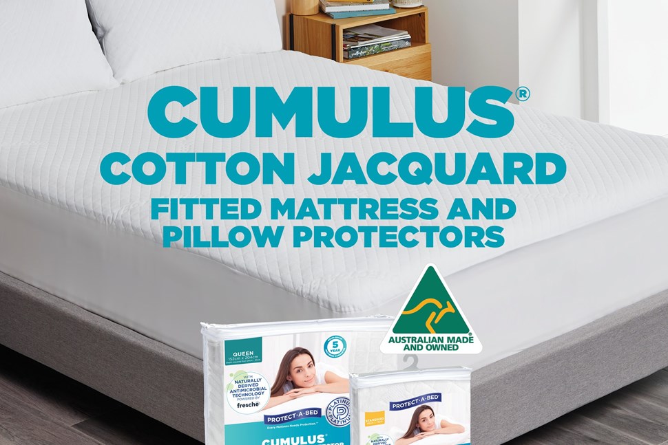 Cumulus® Cotton Jacquard Mattress and Pillow Protector