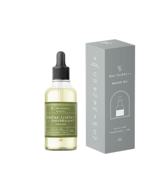 Vintage Leather & Sandalwood Noble Man Beard Oil Image