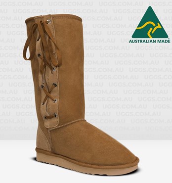 Tall Lace-up Ugg Boots Image
