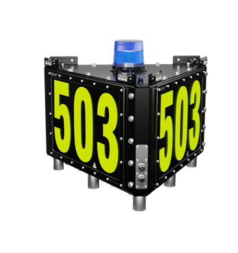 Rock Board DS-701 Triangle Custom LED ID Sign Image