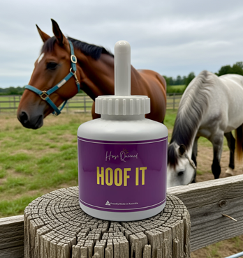 Horse Queened Hoof It- For hooves that deserve better than old-school goo. Image