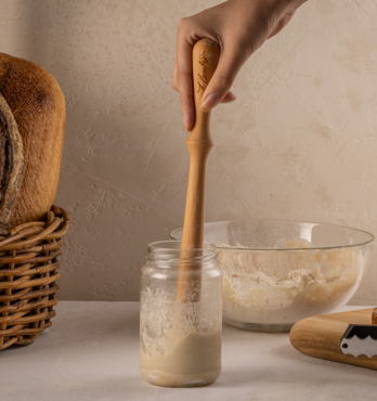 Wooden Stirring Spurtle Image