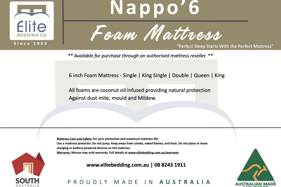 Nappo'6 - Available via Authorised Australian Reseller