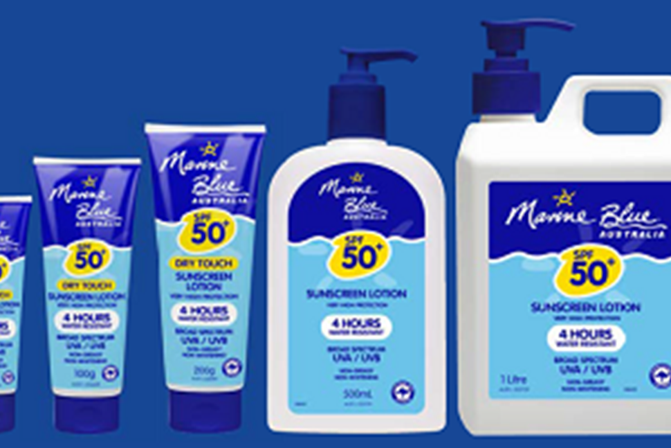 Marine Blue SPF 50+ Dry Touch Sunscreen Lotion 