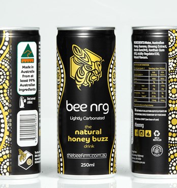 Bee nrg Carbonated NATURAL ENERGY DRINK Image