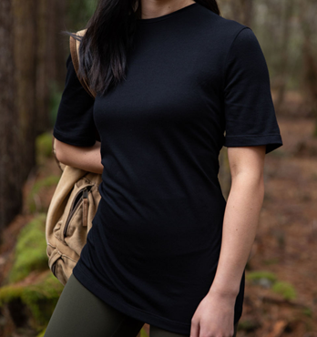 Women’s Tasmanian Merino Kiri Short Sleeve Relaxed Fit T-Shirt Image