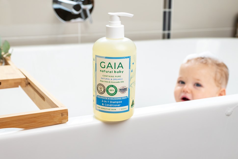 GAIA Natural Baby 2in1 Shampoo & Conditioner