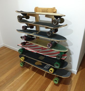 Skateboard racks Image
