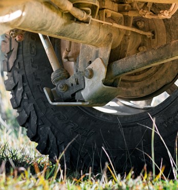 Bolt-on Rear Shocks Skids for Jeep Wrangler and Gladiator Image