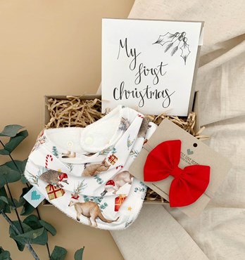 Baby Girl Xmas Gift Box Image