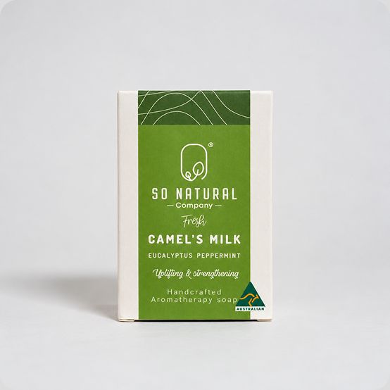 So Natural camel’s milk soap
