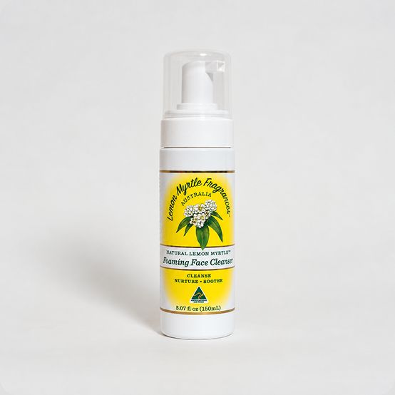 Lemon Myrtle foaming face cleanser