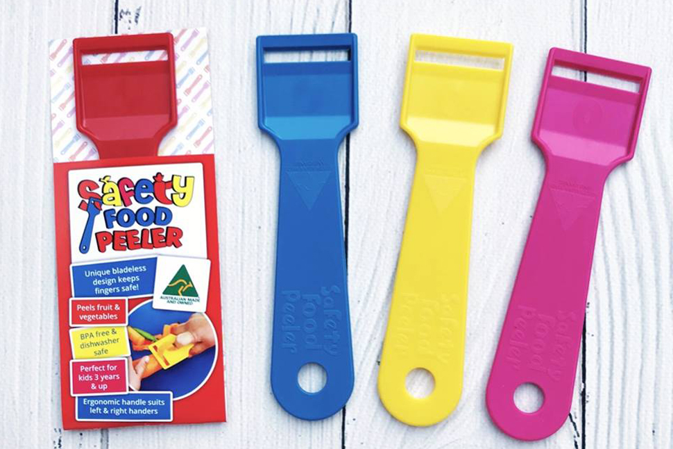 The safety food peeler designed especially for kids The Safety