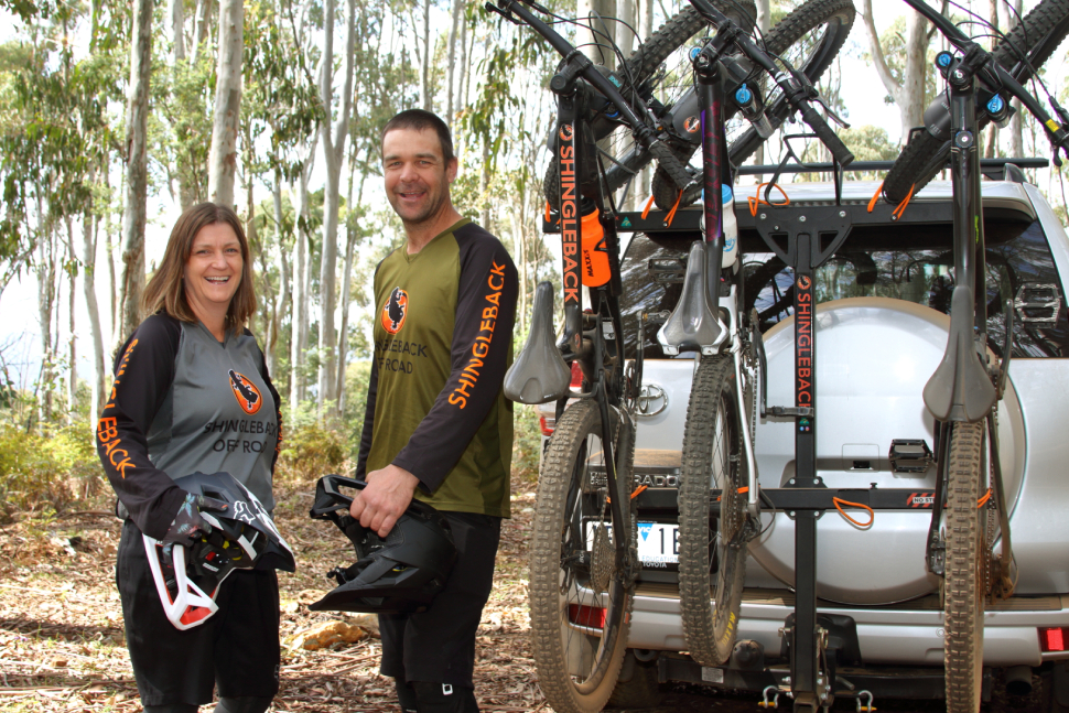 shingleback off road bike rack