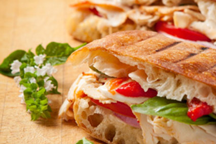 Char Grilled Chicken Panini Sandwich - The Australian Made Campaign