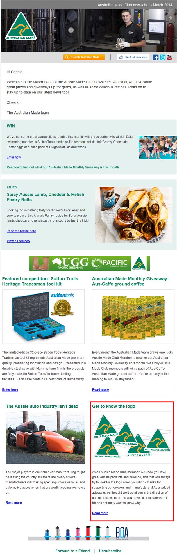 Advertorial example_in article