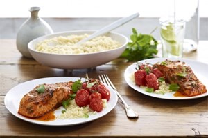 Spiced Salmon with Couscous