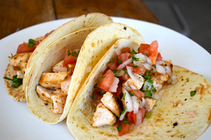 Chicken Tacos with Pico de Gallo