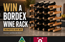 A BORDEX 30 Bottle DIY Wine Rack Kit