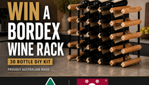 A BORDEX 30 Bottle DIY Wine Rack Kit