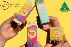 Hemp Collective's New body care product pack