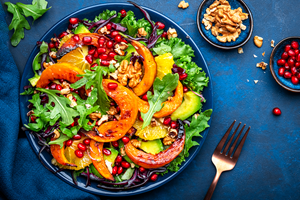 Pumpkin & Pomegranate Salad