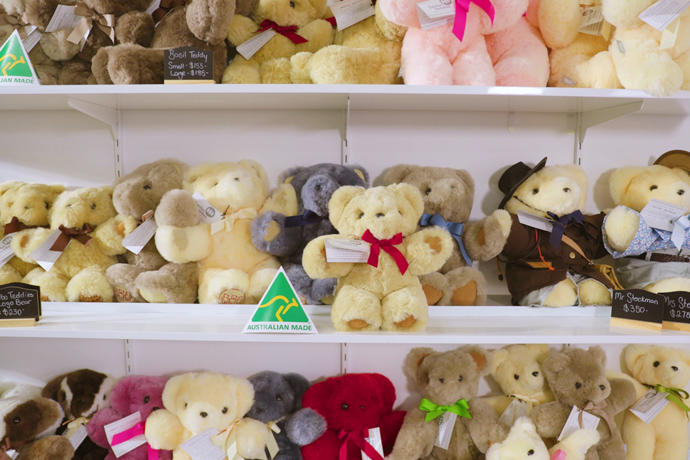 Tambo Teddies manufactures sheepskin teddy bears and animals in Queensland