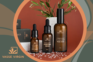 Chamomile & Cucumber Serum, Milk and Eye Cream